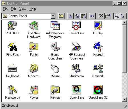 Control Panel