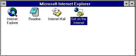 Internet Explorer 3.0 for Win 3.1 Setup